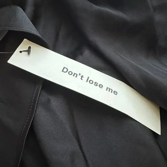 Reformation Jeany Silk Dress Black - Picture 11 of 12